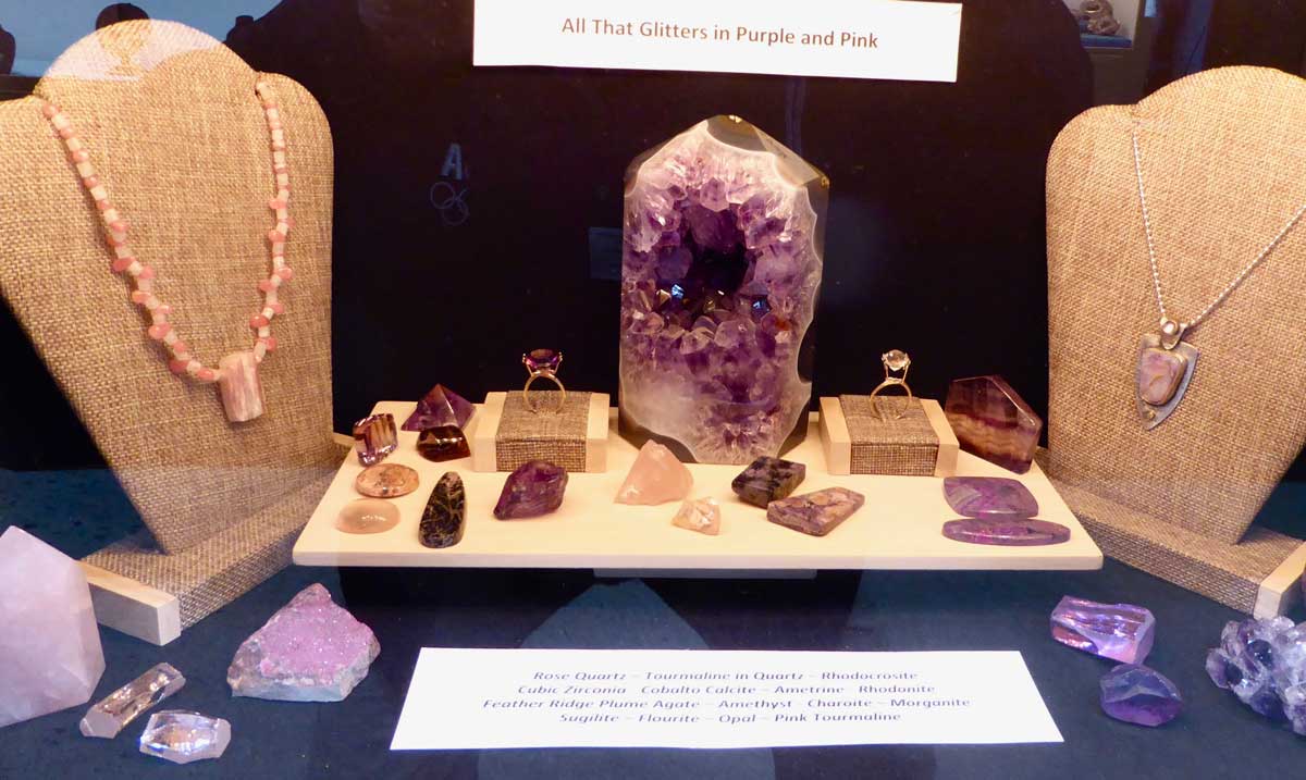 gems on display