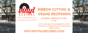 Ribbon Cutting Vinyl Revival