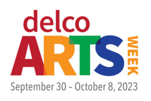 Delco Arts Week logo and dates