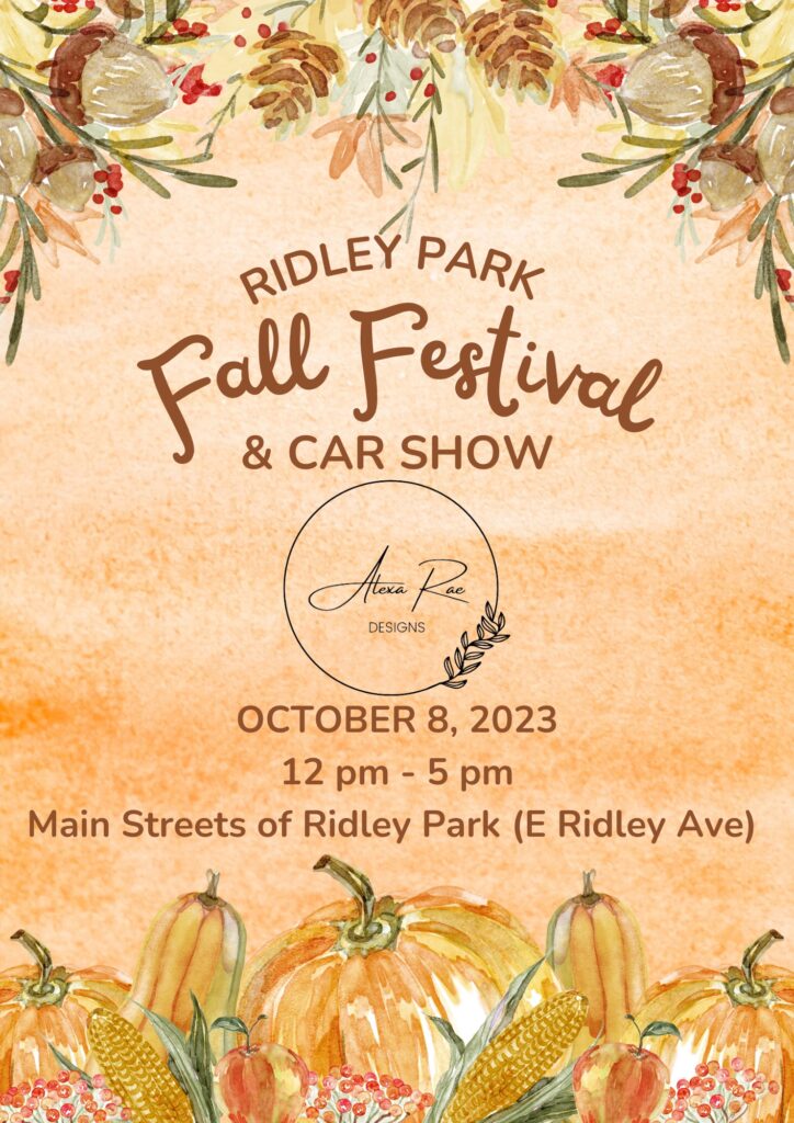 Main Streets of Ridley Park Fall Festival & Car Show Delaware County