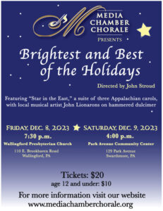 Media Chamber Chorale 2023 Holiday Concert