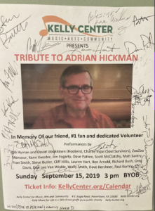 Tribute to Adrian Hickman