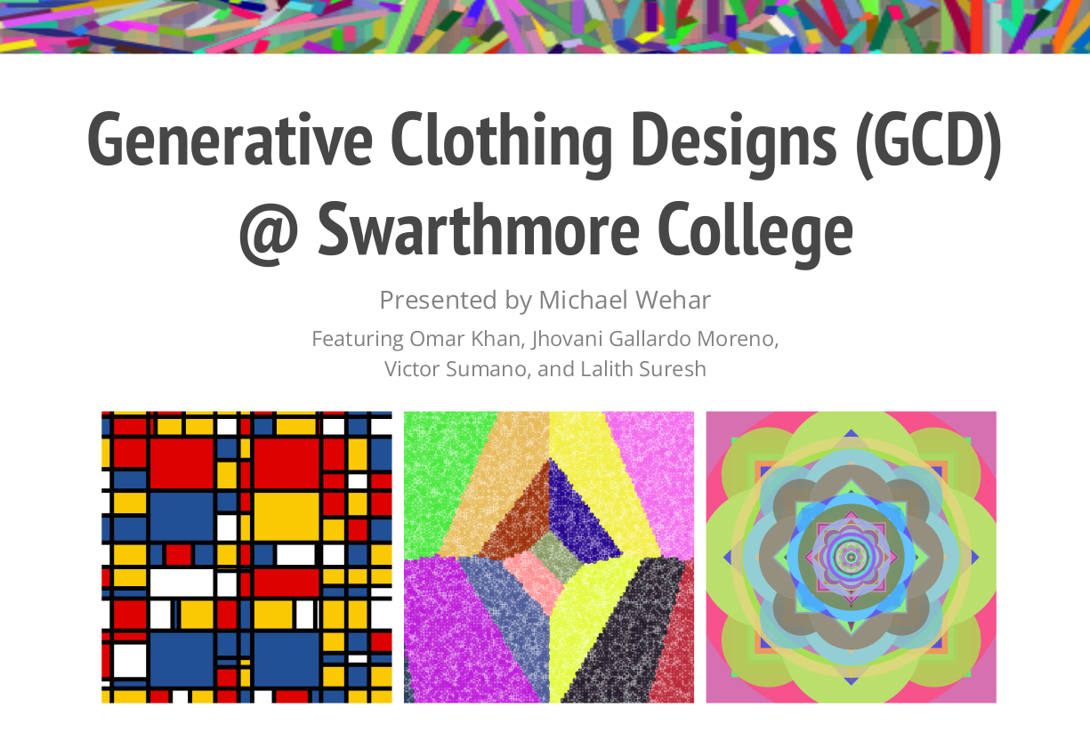 Generative Clothing Design