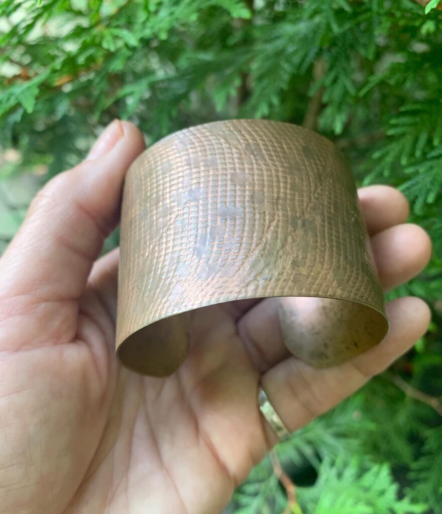Hammered cuff