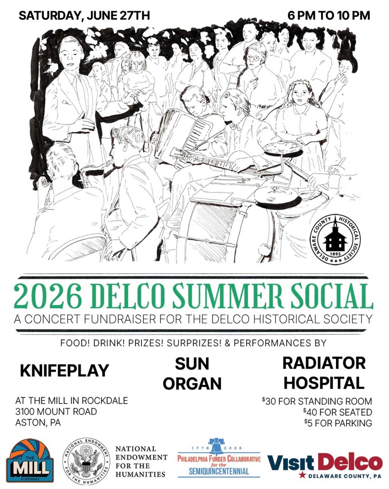 Delco Historical Society Fundraiser