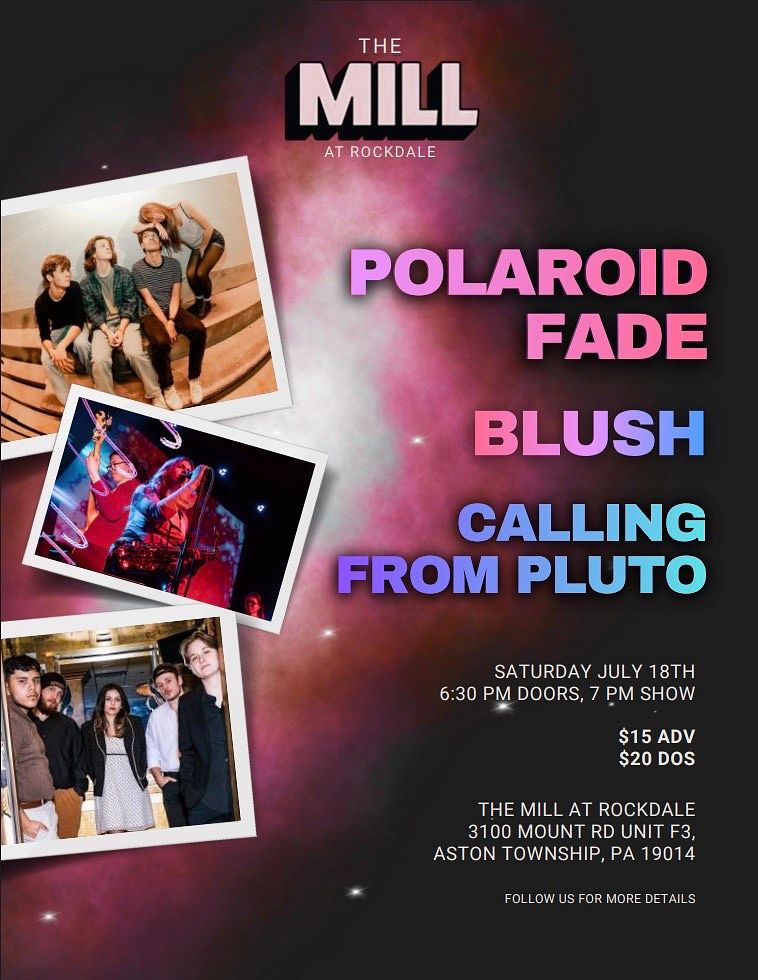 Blush Polaroid Fade Calling from Pluto